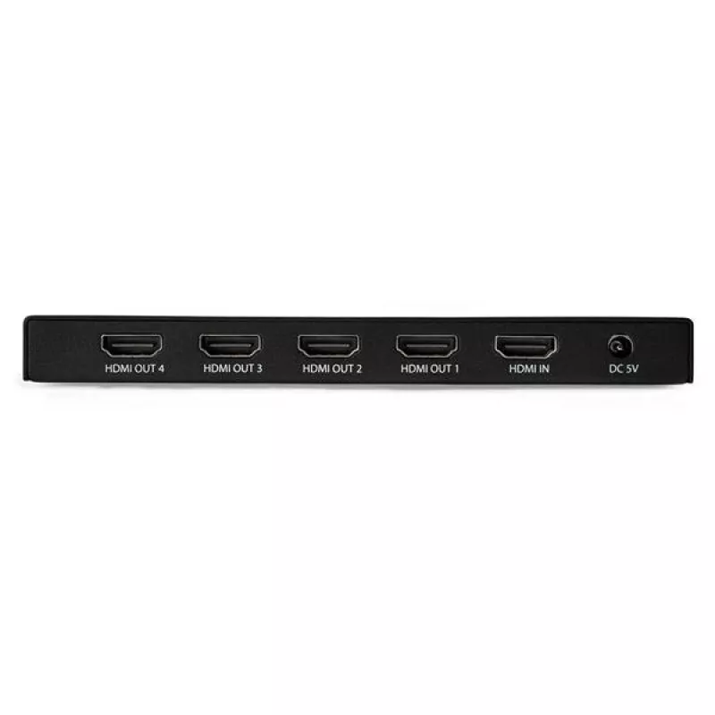 StarTech.com 4-Port HDMI Splitter - 4K 60Hz, HDMI, 4x HDMI, 3840 x 2160 pixels, Black, 4K Ultra HD, 60 Hz