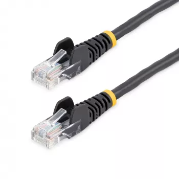 StarTech.com Cat5e Patch Cable with Snagless RJ45 Connectors - 5 m, Black