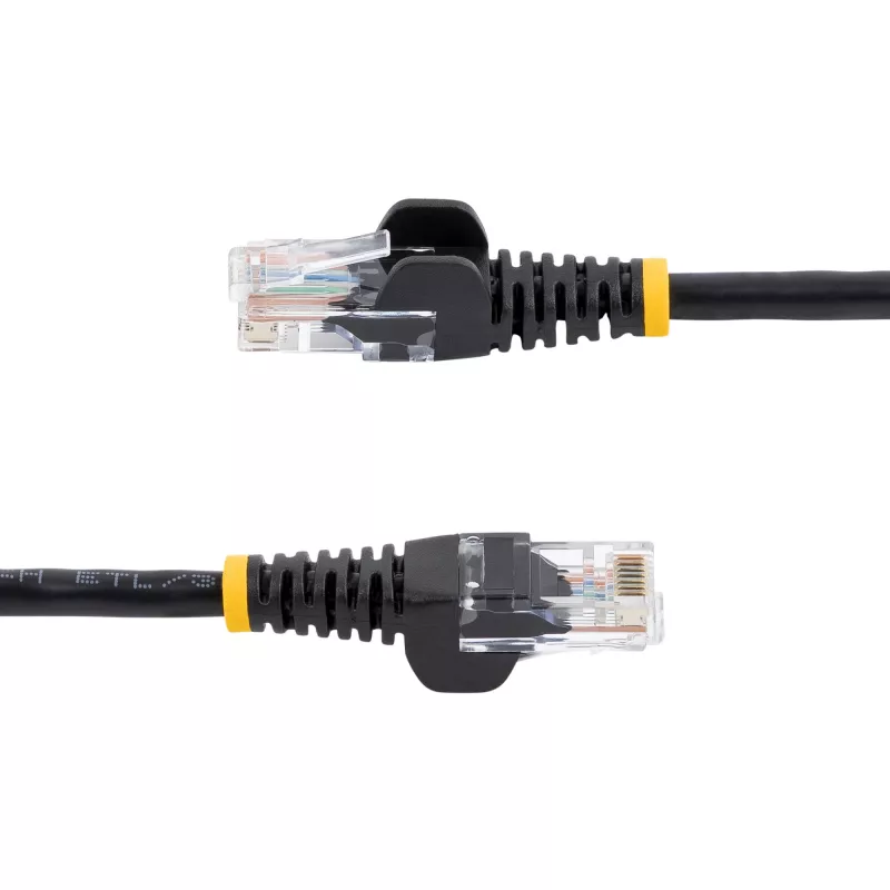 StarTech.com Cat5e Patch Cable with Snagless RJ45 Connectors - 5 m, Black