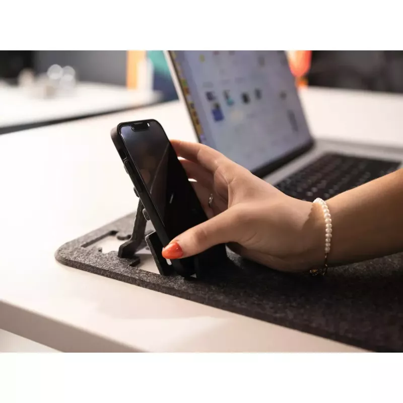 Desk pad Durable 708158 PET felt Charcoal 700x330x4 mm