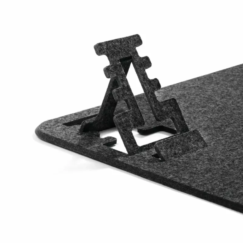 Desk pad Durable 708158 PET felt Charcoal 700x330x4 mm