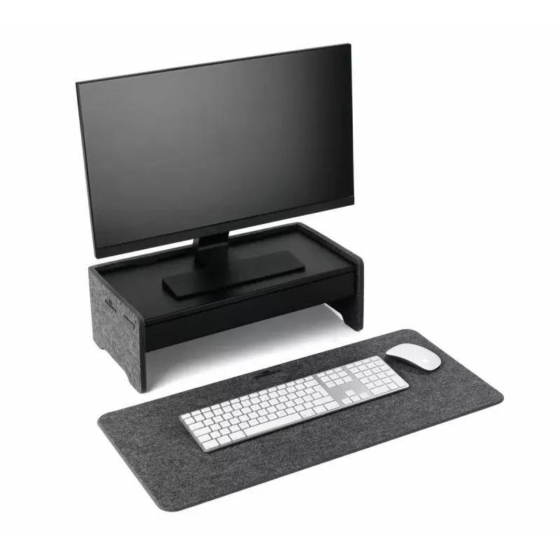 Desk pad Durable 708158 PET felt Charcoal 700x330x4 mm