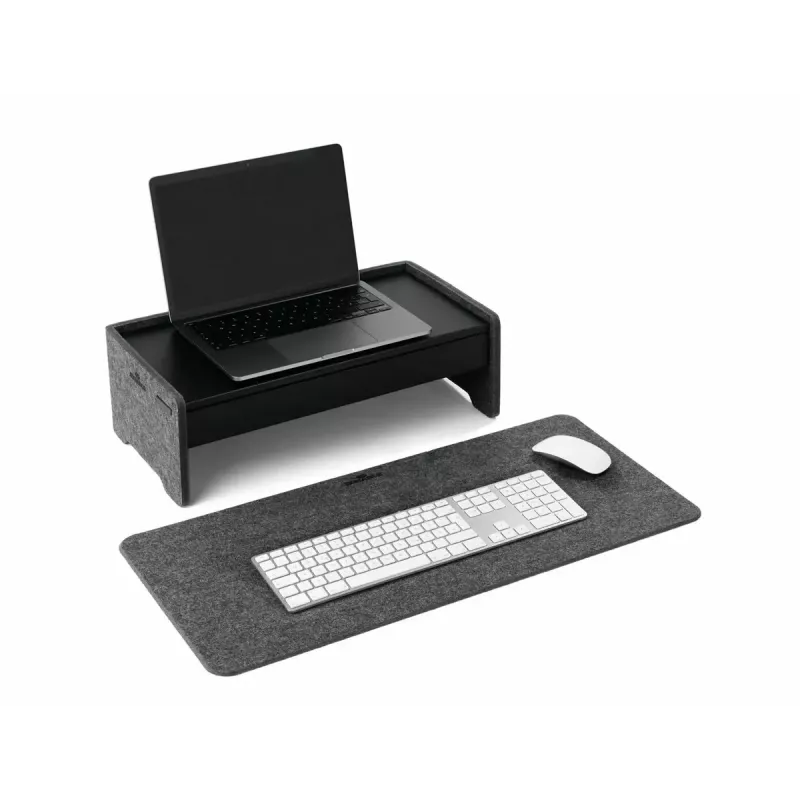 Desk pad Durable 708158 PET felt Charcoal 700x330x4 mm
