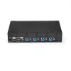 StarTech.com 4-Port HDMI KVM Switch - USB 3.0 - 1080p, 1920 x 1080 pixels, Rack mounting, Black