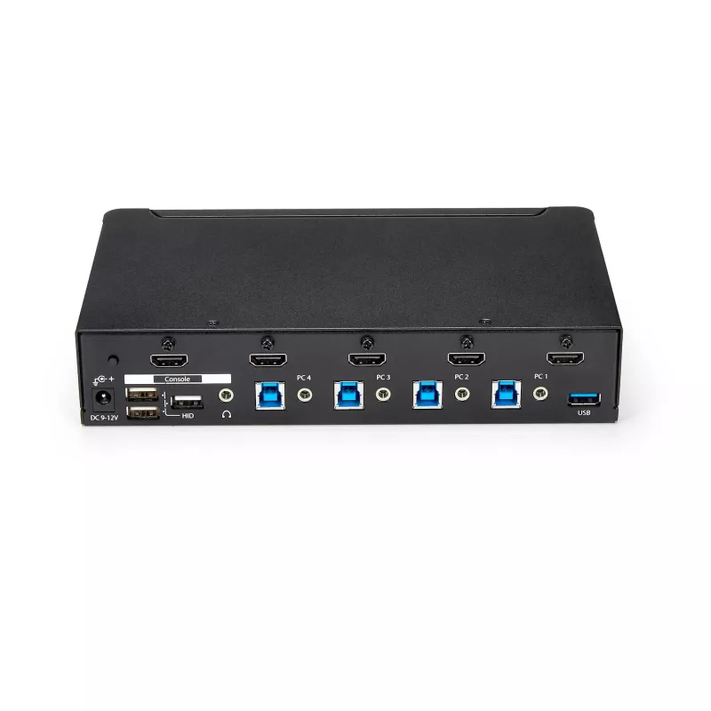 StarTech.com 4-Port HDMI KVM Switch - USB 3.0 - 1080p, 1920 x 1080 pixels, Rack mounting, Black