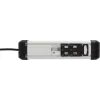 Power Extension Brennenstuhl 1391030400 1.8m 4 AC Outlets Indoor Black Silver
