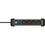 Power Extension Brennenstuhl 1391030400 1.8m 4 AC Outlets Indoor Black Silver