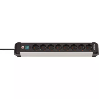 Power Extension Brennenstuhl 1391030800 3m 8 AC Outlets Indoor Black Silver