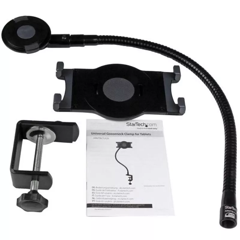 StarTech.com Gooseneck Tablet Holder - Bendable Tablet Arm, Tablet/UMPC, Active holder, Indoor, Black