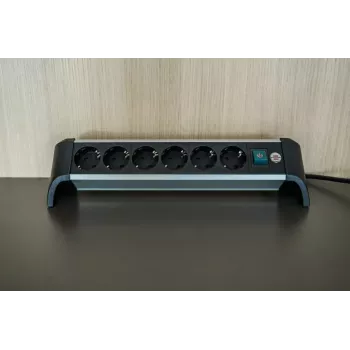 Power Extension Brennenstuhl 1391040600 3m 6 AC Outlets Indoor Black Silver
