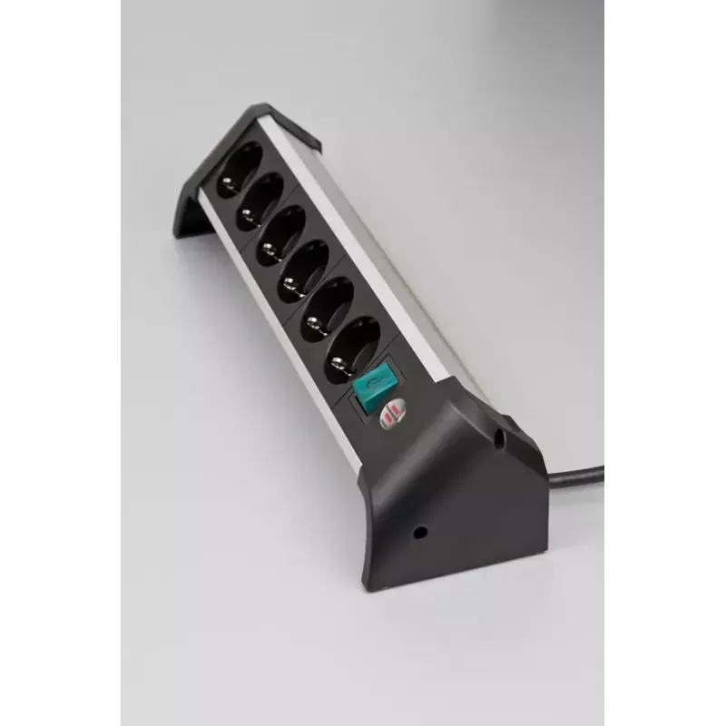 Power Extension Brennenstuhl 1391040600 3m 6 AC Outlets Indoor Black Silver
