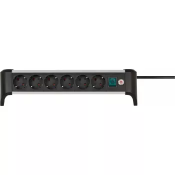 Power Extension Brennenstuhl 1391040600 3m 6 AC Outlets Indoor Black Silver
