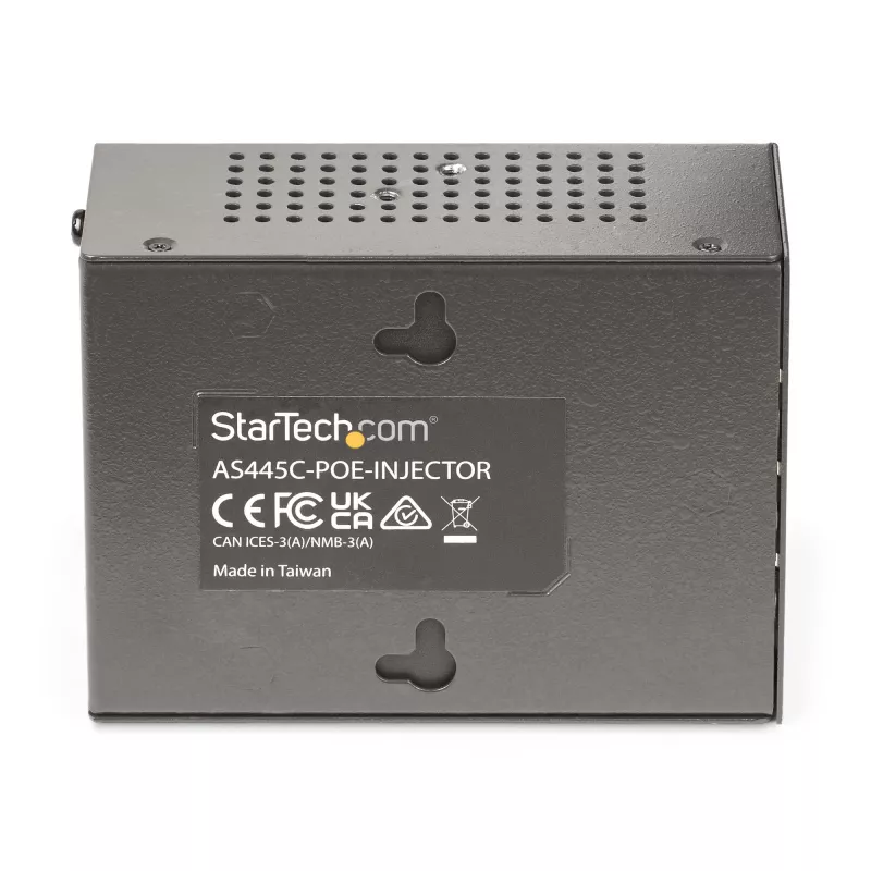 StarTech.com 4-Port Multi-Gigabit PoE++ Injector, 5/2.5/1G Ethernet (NBASE-T), PoE/PoE+/PoE++ (802.3af/802.3at/802.3bt), 160Watts Power Budget, Wall/DIN Rail Mountable, Unmanaged