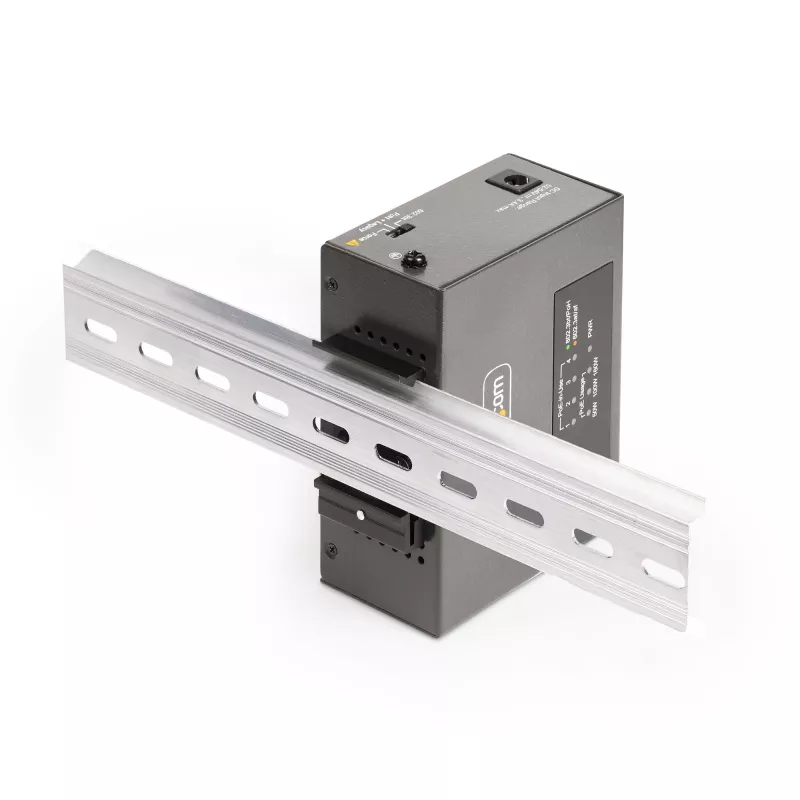 StarTech.com 4-Port Multi-Gigabit PoE++ Injector, 5/2.5/1G Ethernet (NBASE-T), PoE/PoE+/PoE++ (802.3af/802.3at/802.3bt), 160Watts Power Budget, Wall/DIN Rail Mountable, Unmanaged