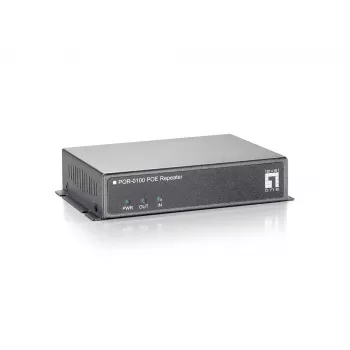 LevelOne PoE Repeater, Cascadable, IEEE 802.3x, Full, Half, LAN, Power, FCC, CE, 0 - 50 °C, 5 - 95%