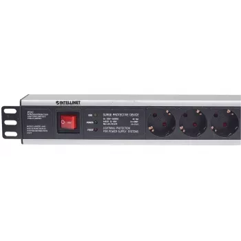Power Strip Intellinet 19 inch 1.5U Rackmount 6-Way German Type