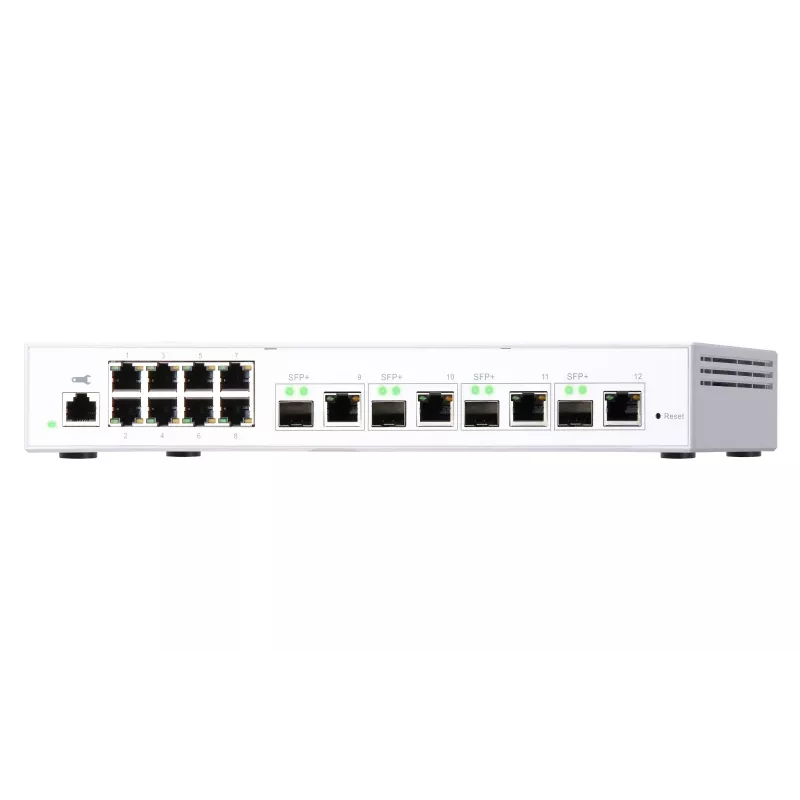 QNAP QSW-M408-4C network switch Managed L2 Gigabit Ethernet (10/100/1000) White