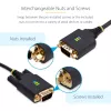 StarTech.com 3ft (1m) USB to Serial Adapter Cable, COM Retention, Interchangeable Screws/Nuts, USB-A to DB9 RS232, FTDI IC, ESD Protection, Windows/macOS/Linux