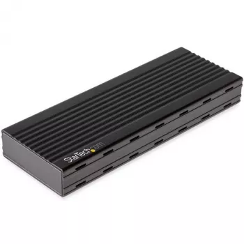 StarTech.com USB-C 10Gbps to M.2 NVMe SSD Enclosure - Portable External M.2 NGFF PCIe Aluminum Case - 1GB/s Read/Write - Supports 2230, 2242, 2260, 2280 - TB3 Compatible - Mac & PC