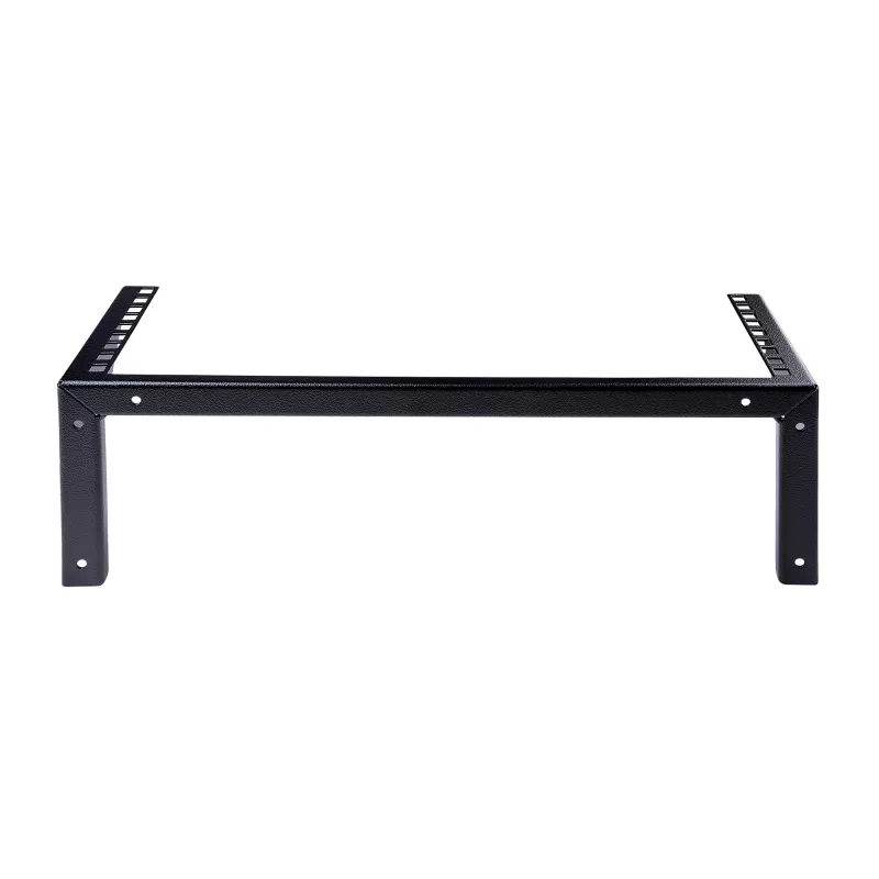 StarTech.com 3U 19 inch Wall Mount Vertical Rack Bracket, Black, 150lb Capacity