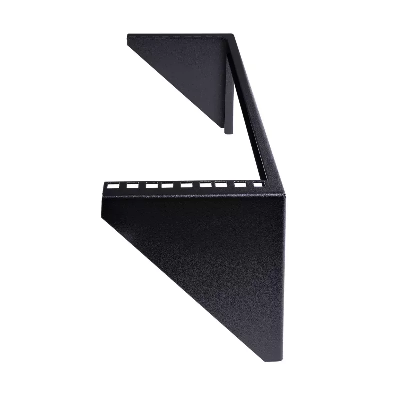 StarTech.com 3U 19 inch Wall Mount Vertical Rack Bracket, Black, 150lb Capacity