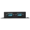 StarTech.com 2 Port Industrial Wall Mountable USB to Serial Adapter Hub with DIN Rail Clips