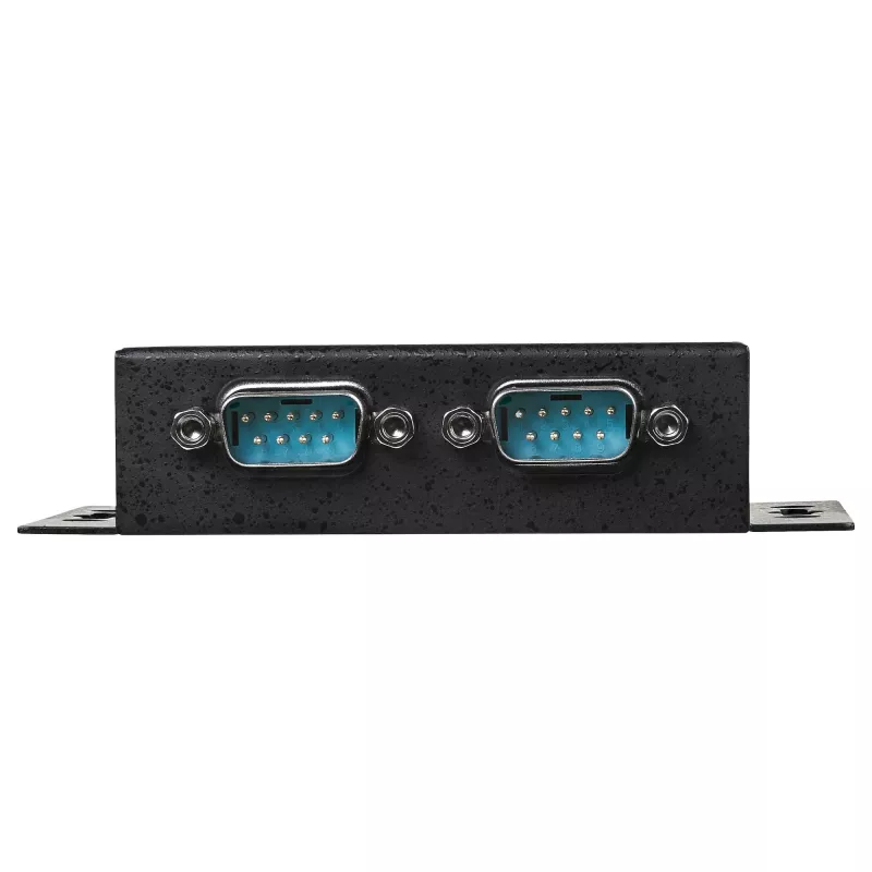 StarTech.com 2 Port Industrial Wall Mountable USB to Serial Adapter Hub with DIN Rail Clips