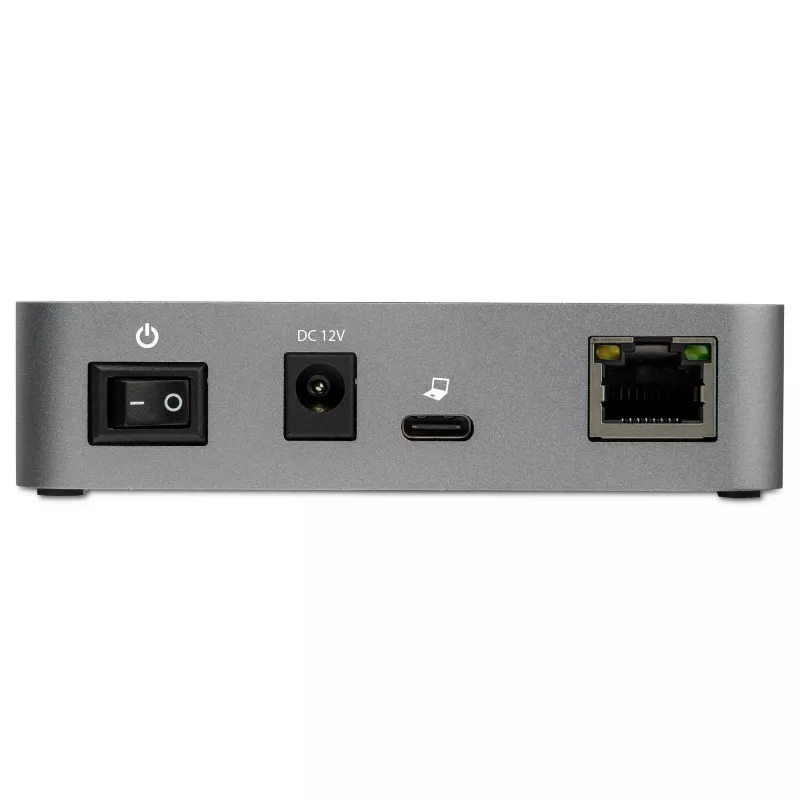 StarTech.com HB31C2A1CGS 3-Port USB-C Hub with Gigabit Ethernet, USB 3.1 Gen 2 10Gbps, 2x USB-A + 1x USB-C, 1 m Host Cable, Powered with Power Adapter