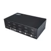 StarTech.com 4-Port Dual DisplayPort KVM Switch - 4K 60Hz, 3840 x 2160 pixels, 4K Ultra HD, Rack mounting, 18 W, 2U, Black
