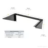 StarTech.com Vertical Wall-Mount Server Rack - Solid Steel - 6U