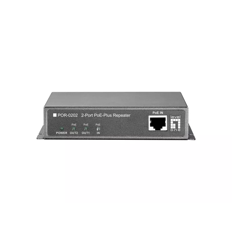 Network Repeater LevelOne PoE Repeater Cascadable 2 PoE Outputs