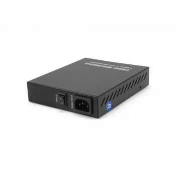 LevelOne RJ45 to SC Managed Gigabit Media Converter, Multi-Mode Fiber