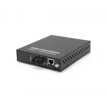 LevelOne RJ45 to SC Managed Gigabit Media Converter, Multi-Mode Fiber
