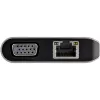 StarTech.com USB C Multiport Adapter - USB-C Mini Travel Dock w/ 4K HDMI or 1080p VGA - 3x USB 3.0 Hub, SD, GbE, Audio, 100W PD Pass-Through - Portable Docking Station for Laptop/Tablet