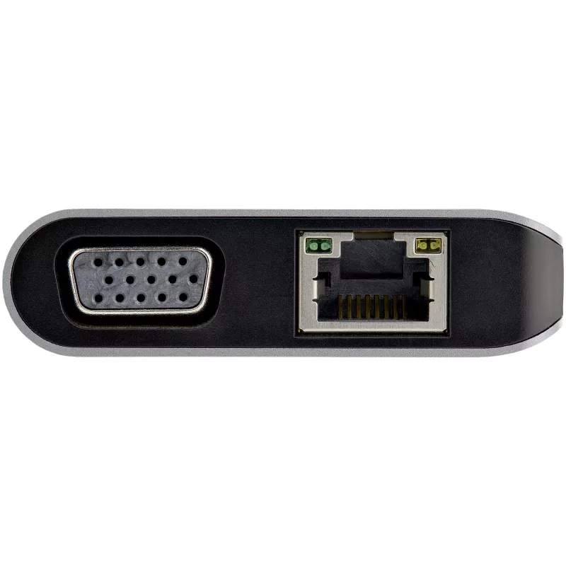 StarTech.com USB C Multiport Adapter - USB-C Mini Travel Dock w/ 4K HDMI or 1080p VGA - 3x USB 3.0 Hub, SD, GbE, Audio, 100W PD Pass-Through - Portable Docking Station for Laptop/Tablet