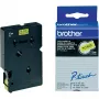 Labeling Tape Brother TC601 12mm Black on Yellow