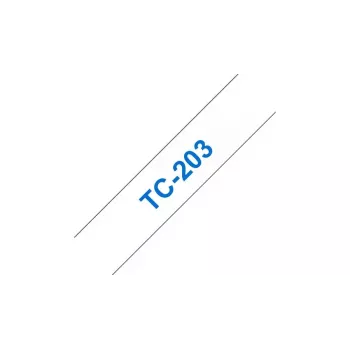 Labeling Tape 12mm Brother TC203 Blue on White