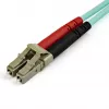 StarTech.com 10m (30ft) LC/UPC to LC/UPC OM4 Multimode Fiber Optic Cable, 50/125µm LOMMF/VCSEL Zipcord Fiber, 100G, Low Insertion Loss - LSZH Fiber Jumper Cord