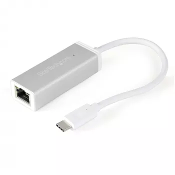 StarTech.com USB-C to Gigabit Network Adapter - Silver, Wired, USB, Ethernet, 5000 Mbit/s, Silver