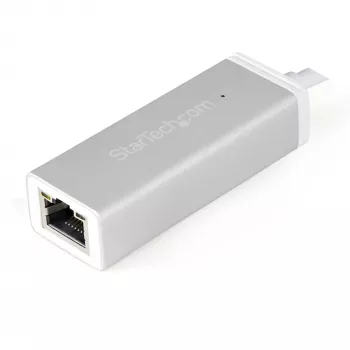 StarTech.com USB-C to Gigabit Network Adapter - Silver, Wired, USB, Ethernet, 5000 Mbit/s, Silver