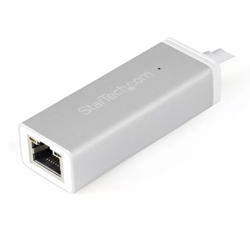 StarTech.com USB-C to Gigabit Network Adapter - Silver, Wired, USB, Ethernet, 5000 Mbit/s, Silver