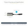 StarTech.com USB C to VGA Adapter - 1080p USB Type-C to VGA Adapter Dongle - USB-C (DP Alt Mode) to VGA Monitor/Display Video Converter - Thunderbolt 3 Compatible - 12 inch Long Attached Cable - Upgraded Version of CDP2VGA