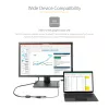 StarTech.com USB C to VGA Adapter - 1080p USB Type-C to VGA Adapter Dongle - USB-C (DP Alt Mode) to VGA Monitor/Display Video Converter - Thunderbolt 3 Compatible - 12 inch Long Attached Cable - Upgraded Version of CDP2VGA