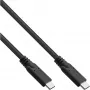 USB 3.2 Gen.1x2 Cable InLine 35703A 3m USB-C male/male black