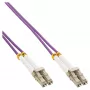 Fiber Optical Duplex Cable LC/LC InLine 88549P 10m OM4 50/125µm