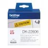 Continuous Film Tape Brother DK22606 Yellow Black