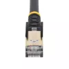 StarTech.com 10m CAT6a Ethernet Cable - 10 Gigabit Shielded Snagless RJ45 100W PoE Patch Cord - 10GbE STP Network Cable w/Strain Relief - Black Individually Tested/Wiring is UL Certified/TIA