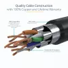 StarTech.com 10m CAT6a Ethernet Cable - 10 Gigabit Shielded Snagless RJ45 100W PoE Patch Cord - 10GbE STP Network Cable w/Strain Relief - Black Individually Tested/Wiring is UL Certified/TIA