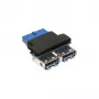 InLine USB 3.0 Adapter internal 2x USB A female to mainboard header