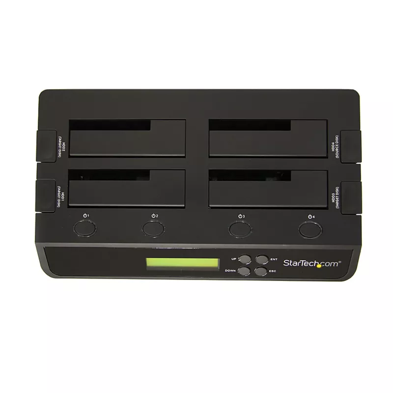 StarTech.com 4 Bay USB 3.0 eSATA to SATA Standalone 1:3 HDD Hard Drive Duplicator Dock